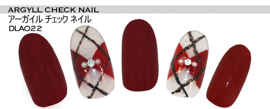 アーガイルチェックネイル | ネイルレシピ - deborah lippmann Japan -